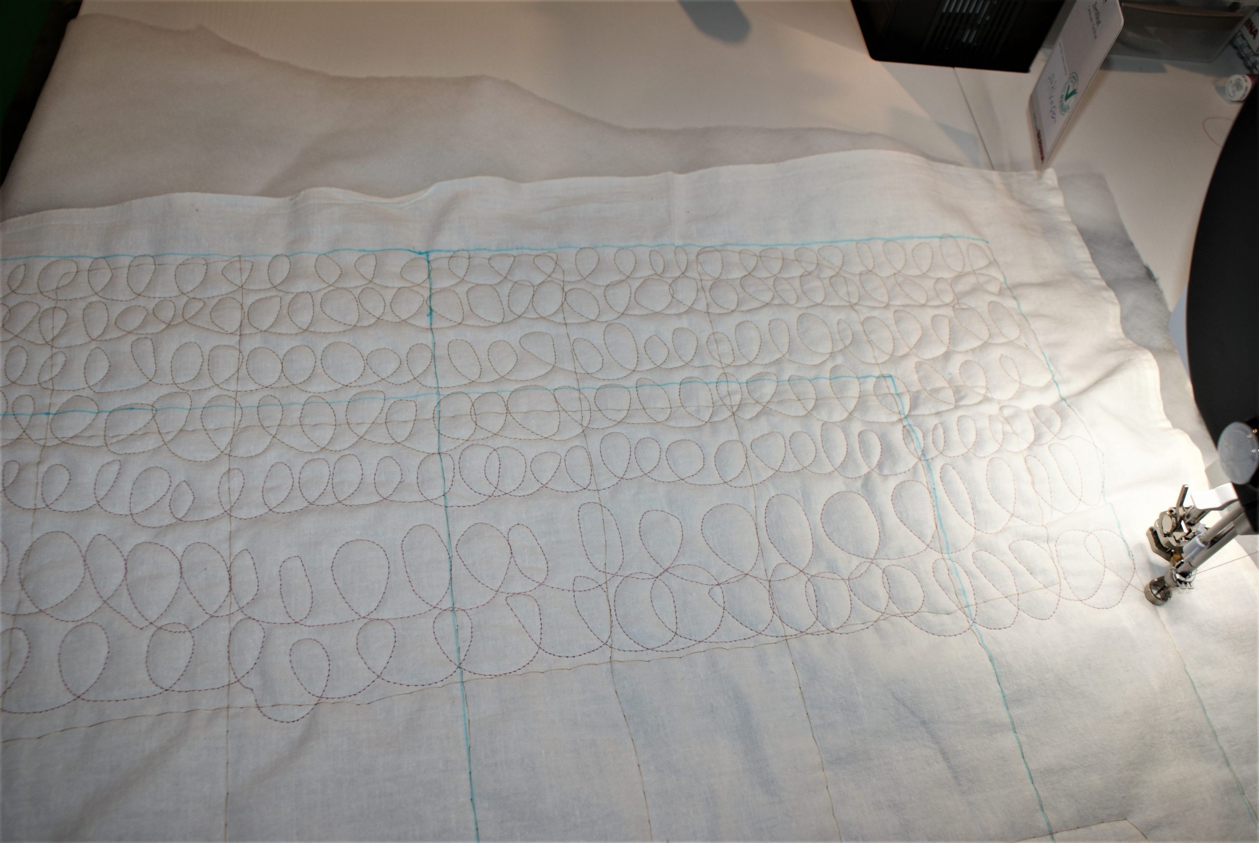 Invitation to test the longarm quiltmachine Q16 BERNINA textile art