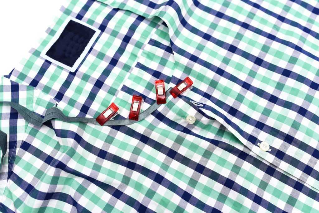 Upcycling-Tutorial 4 – Aus Hemd wird Bluse ohne Arm