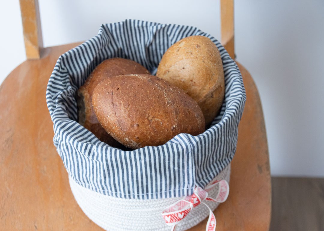 Sewing a bread & bun basket